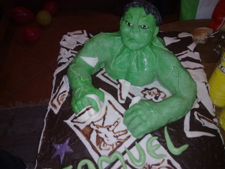 Torta compleanno Samuel Hulk